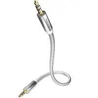 Inakustik 00410103, 3.5mm, Männlich, 3.5mm, Männlich, 3 m, Weiß