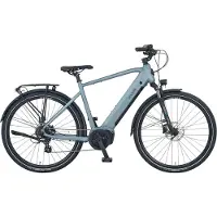 Prophete E-Bike "Entdecker 3.8" Gr. 54, silber (silber, schwarz), Elektrofahrräder, 54cm, 28 Zoll (71,12cm), E-Bike, Pedelec, Elektrofahrrad für Herren, Topseller