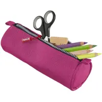Brunnen 10-49 115 26, Weiches Federmäppchen, Nylon, Pink, Einfarbig, Reißverschluss, 220 mm