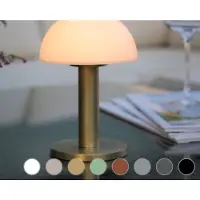 Villeroy & Boch Bergamo LED-Akkuleuchte-Gold gebürstet-mit LED (2200K/2700K)