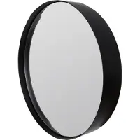 Natur24 Spiegel Round 90 x 6 x 90 cm aus Stahl