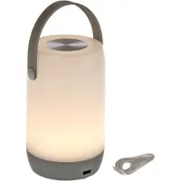 Werner LED Laterne, weiß/schwarz