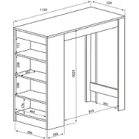 Temahome Temahome, Esstisch, Aravis (115 cm)