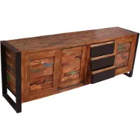 SIT Möbel MOX Sideboard Altmetall/Altholz
