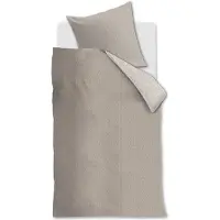 Rivièra Maison Baumwoll- Bettwäsche-Garnitur Twisted Farbe Sand Größe 155x220+80x80