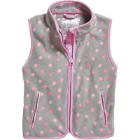 Playshoes Fleece-Weste Punkte in Grau | Gr.: 116