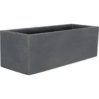 Geli Pflanztopf Kubus 80 x 30 x 27 cm anthrazit GLO692351232