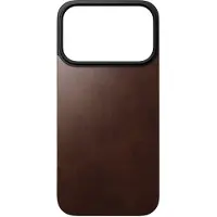Nomad Magnetische Leder Hülle iPhone 17 Pro Rustikales Braun Horween - NM014407858