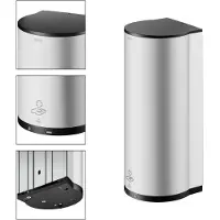 Keuco PLAN Sensor-Desinfektionsmittelspender für Flüssigdesinfektion und Desinfektionsgel, LED-Füllstandanzeige, 14987170037