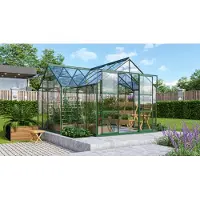 Vitavia Vitavia, Gewächshaus "Sirius", smaragd grün, 3 mm ESG
