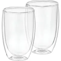 Cheffinger 2er Set Gläser 350ml Doppelwandig