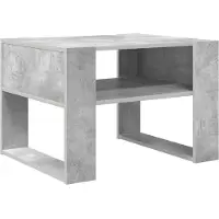 vidaXL Couchtisch Beton Grau 66 x 53 x 45 cm Holzwerkstoff