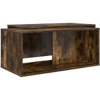 vidaXL Kaffeetisch Set 2 stk. Räuchereiche 90 x 48 x 40 cm