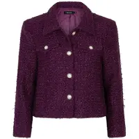 Ydence Damen Jacken Jacket Wiske - Bordeaux - Größe L