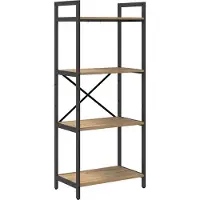 vidaXL Bücherregal 4 Ebenen 56 x 34 x 133,5 cm Holzwerkstoff
