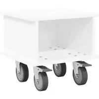 vidaXL TV-Ständer 37 x 35 x 35 cm Weiß Holzwerkstoff
