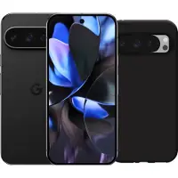 Google Pixel 9 Pro 128GB Schwarz 5G + Just in Case Soft Design Backcover Schwarz