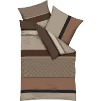 Kaeppel Mako-Satin Bettwäsche Imperial terra 135x200 cm + 80x80 cm