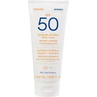 Korres JOGHURT Emulsion Körper + Gesicht LSF 50 200 ml