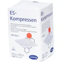 ES-Kompressen unsteril 7,5x7,5 cm 8fach