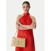 Moschino Love Handtasche aus Leder in Beige JC4041PP1