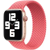 Apple Geflochtenes Solo Loop für Watch | 44/45/46/49 mm - Größe 4 - Pink Punch