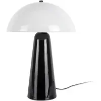 Leitmotiv - Tischleuchte Vidrio Centro - Schwarz - 30x30x42cm Tischlampe - Nachttischlampe, Wohnzimmer, Schlafzimmer