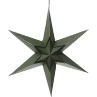 MARELIDA Weihnachtsstern Papierstern Luna Dekostern 6-zackig D: 30cm grün