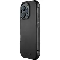 Mujjo Leather Shield Case iPhone 16 Pro Max Schwarz - -CL-057-BK