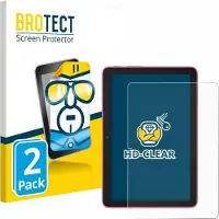 BROTECT Schutzfolie für Amazon Fire HD 8 2024 Displayschutz Displayschutzfolie Folie Klar Transparent