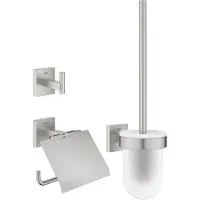GROHE Start Cube QuickFix WC-Set 3 in 1, klebbar, supersteel