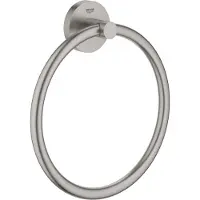 GROHE Start QuickFix Handtuchring, klebbar, supersteel