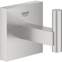 GROHE Start Cube QuickFix Bademantelhaken, klebbar, supersteel