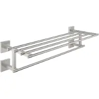 GROHE Start Cube QuickFix Multi-Badetuchhalter, 600mm, klebbar, supersteel