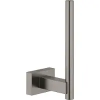 GROHE Reservepapierrollenhalter Essential Cube hard graphite gebrstet 40623AL1