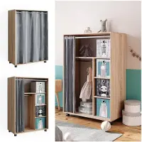 Vicco Kleiderschrank Doros Sonoma 100 x 146.6 cm mit Faltboxen, Model 40643