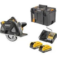 DeWalt pilarka tar. do metalu 18v dcs383h2-qw 184/67mm 2x5,0ah ps
