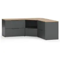 Vicco Wohnwand Wido Anthrazit 3 Teile, Model 58549