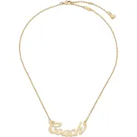 Coach Halskette 37557618 GLD710 Goldfarben