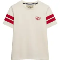 Superdry Varsity Stripe Script Kurzarm-t-shirt