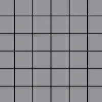 ALLOY Mosaik Fliese Massiv Metall Edelstahl Matt Grau 1,6mm Stark Cinquanta-s-s-ma 1 Paket mit 10 Matten 0,94 m2 Grau