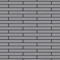 ALLOY Mosaik Fliese Massiv Metall Edelstahl Matt Grau 1,6mm Stark Deedee-s-s-ma 1 Paket mit 10 Matten 0,63 m2 Grau