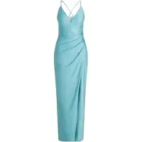 Vera Mont Abendkleid im Glitzer-Look in Mint/Silver | Gr.: 32