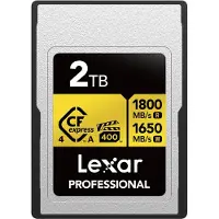 Lexar Pro Gold 2TB 4.0 CFexpress Type A VPG400 - R1800/W1650 MB/s