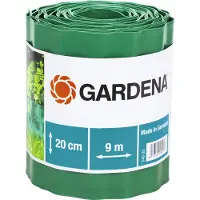 Gardena Raseneinfassung, grün, Rolle 20 cm hoch, 9 m lang