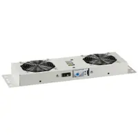 EFB Elektronik Lüftereinheit m. Thermostat,IP55,2-fach f.19"Wandg.,grau