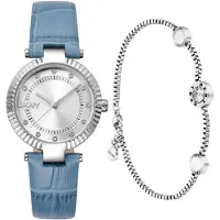 DKNY Uhr - Quarzuhr Essential Glitz - Gr. unisize - in Blau - für Damen