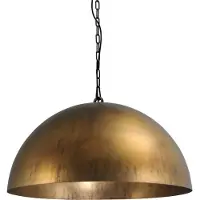 Masterlight Pendelleuchte Larino 1-flammig Stahl Altmessing Ø60cm