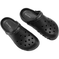 Original Brands HOLSTER Holster Sundrifter Vegan Clogs für Damen, BL SCHWARZ 37
