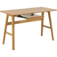 Ebuy24 Barnett Schreibtisch Eiche Nachbildung.